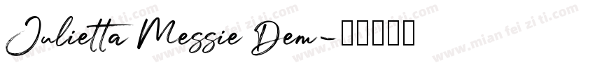 Julietta Messie Dem字体转换